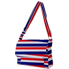 Patriotic Ribbons Full Print Messenger Bag (S)