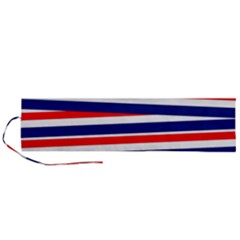 Patriotic Ribbons Roll Up Canvas Pencil Holder (L)