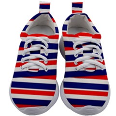 Patriotic Ribbons Kids Athletic Shoes