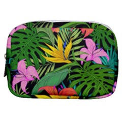 Tropical Greens Leaves Make Up Pouch (small)