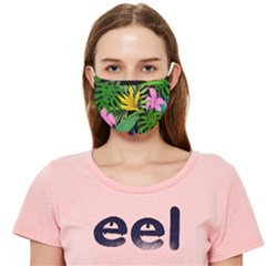 Tropical Greens Leaves Cloth Face Mask (adult) by Alisyart