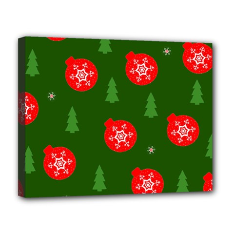 Christmas 001 Canvas 14  X 11  (stretched)