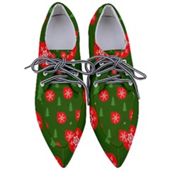 Christmas 001 Pointed Oxford Shoes by MooMoosMumma