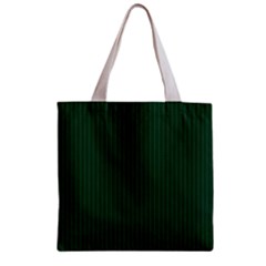 Eden Green & White - Zipper Grocery Tote Bag by FashionLane