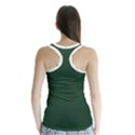 Eden Green & White - Racer Back Sports Top View2