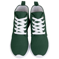 Eden Green & White - Women s Lightweight High Top Sneakers by FashionLane