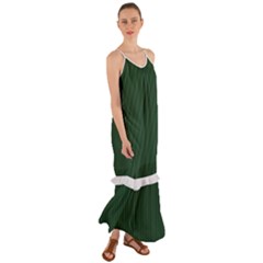 Eden Green & White - Cami Maxi Ruffle Chiffon Dress by FashionLane