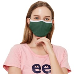 Eden Green & White - Fitted Cloth Face Mask (adult) by FashionLane