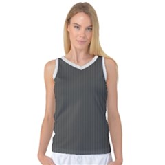 Beluga Grey & White - Women s Basketball Tank Top