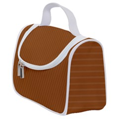 Rusty Orange & White - Satchel Handbag by FashionLane