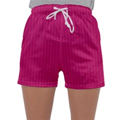 Peacock Pink & White - Sleepwear Shorts