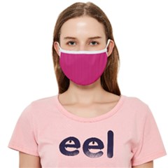 Peacock Pink & White - Cloth Face Mask (adult)