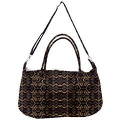 Luxury Golden Oriental Ornate Pattern Removal Strap Handbag by dflcprintsclothing