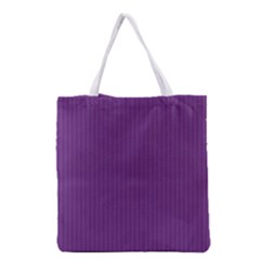 Eminence Purple & White - Grocery Tote Bag by FashionLane