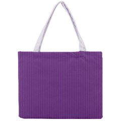 Eminence Purple & White - Mini Tote Bag by FashionLane