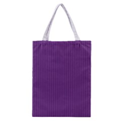 Eminence Purple & White - Classic Tote Bag by FashionLane