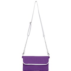 Eminence Purple & White - Mini Crossbody Handbag by FashionLane