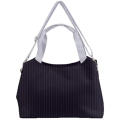Onyx Black & White - Double Compartment Shoulder Bag by FashionLane