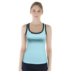 Blizzard Blue & Black - Racer Back Sports Top by FashionLane