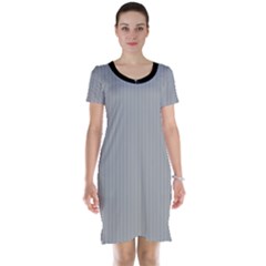 Chalice Silver Grey & Black - Short Sleeve Nightdress by FashionLane