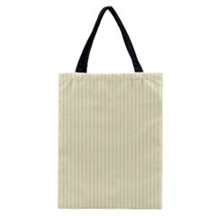 Creamy Yellow & Black - Classic Tote Bag by FashionLane