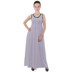 Orchid Hush Purple & Black - Empire Waist Velour Maxi Dress by FashionLane