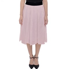 Soft Bubblegum Pink & Black - Classic Midi Skirt