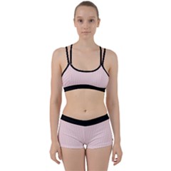 Soft Bubblegum Pink & Black - Perfect Fit Gym Set