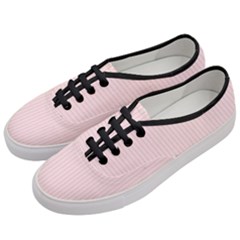 Soft Bubblegum Pink & Black - Women s Classic Low Top Sneakers
