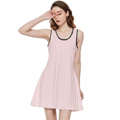 Soft Bubblegum Pink & Black - Inside Out Racerback Dress