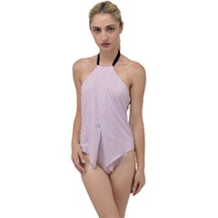 Soft Bubblegum Pink & Black - Go With The Flow One Piece Swimsuit