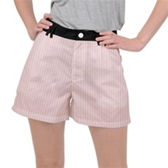 Soft Bubblegum Pink & Black - Ripstop Shorts