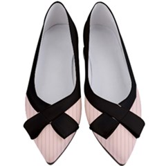 Soft Bubblegum Pink & Black - Women s Bow Heels