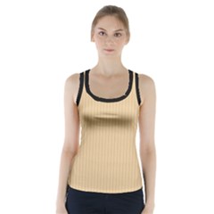 Soybean Orange & Black - Racer Back Sports Top by FashionLane