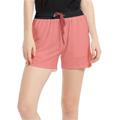 Tea Rose Red & Black - Runner Shorts by FashionLane