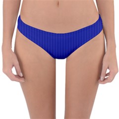 Admiral Blue & White - Reversible Hipster Bikini Bottoms