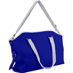 Admiral Blue & White - Canvas Crossbody Bag