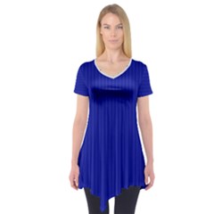 Admiral Blue & White - Short Sleeve Tunic 