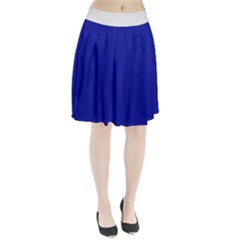 Admiral Blue & White - Pleated Skirt