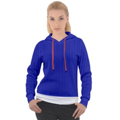 Admiral Blue & White - Women s Overhead Hoodie