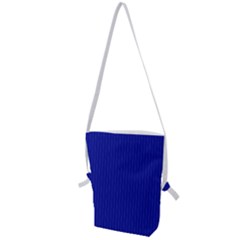 Admiral Blue & White - Folding Shoulder Bag