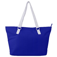 Admiral Blue & White - Full Print Shoulder Bag