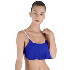 Admiral Blue & White - Layered Top Bikini Top 