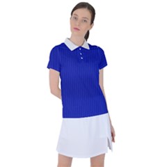 Admiral Blue & White - Women s Polo Tee