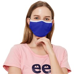 Admiral Blue & White - Fitted Cloth Face Mask (Adult)