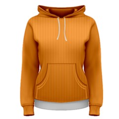 Apricot Orange & White - Women s Pullover Hoodie by FashionLane