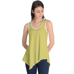 Ceylon Yellow & White - Sleeveless Tunic