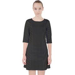 Midnight Black & White - Pocket Dress by FashionLane