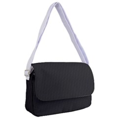 Midnight Black & White - Courier Bag by FashionLane