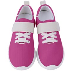Smitten Pink & White - Women s Velcro Strap Shoes by FashionLane